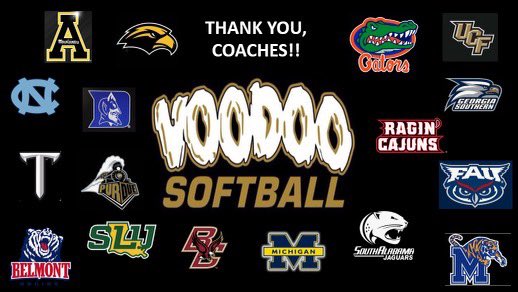 LA__Voodoo's tweet photo. As we are returning home 🏡 from the @ray_seymour Invitational 📋 in Newberry FL ☀️we’d like to thank all the coaches 🏫 who stopped by and watched👀 us! We appreciate 🤗all the great feedback🗣️, compliments😊 and visits 🛩️that were discussed! #RepTheBoot #ChaseGreat https://t.co/qFmlW0K90b
