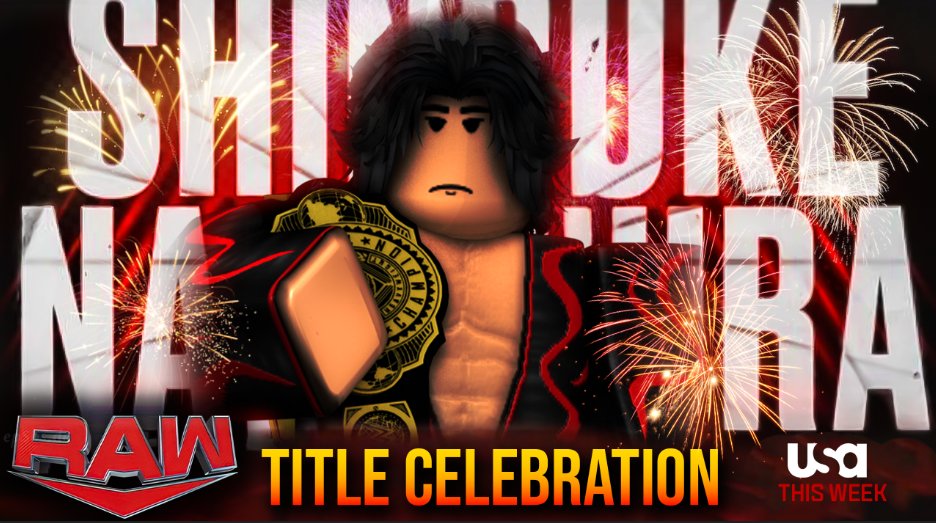 ROBLOXWWE2026's tweet photo. WWE'24 - October 23

Aiden Theory go one on one with Bloxy Styles for the United States Championship

Senior Nakamura celebrates his title win after Payback

Munther goes one on one with Alberto Del Kio

The Usos has sight on the Tag Titles https://t.co/GM1hlIX766