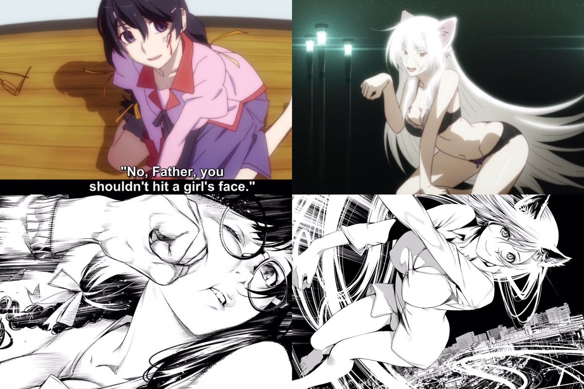 gataripictures's tweet photo. Anime vs manga iconic scenes https://t.co/vrfyqXwDo5