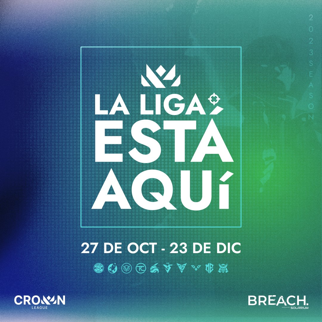 crovnl's tweet photo. Ya hay fecha, marquen sus calendarios! La Liga costarricense de Valorant estará dando inicio este viernes 27 de octubre con 10 equipos nacionales! #esports #valorant #costarica #valorantlatam https://t.co/RKA0rdmqLx