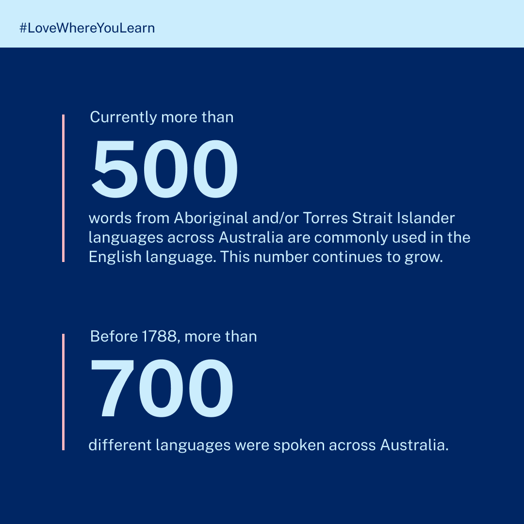 This NSW Aboriginal Languages Week, schools across the state will be learning about the nations they live and learn on, and exploring the official theme ‘Languages Alive, Culture Thrives’.

#LoveWhereYouLearn