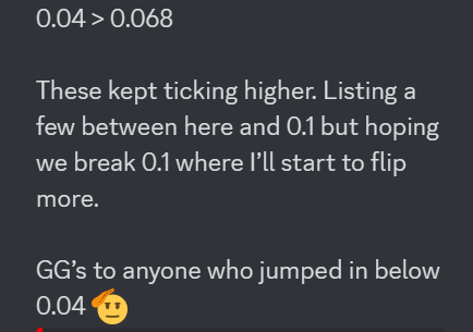 nfmirrorxyz's tweet photo. Great alpha from ocb shared with us last night with a profit of 0.02 Ξ 🦾

Who still has their #RawPass ? 👀
