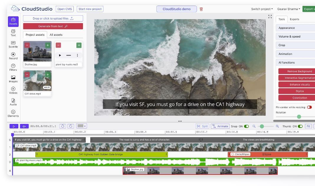 CloudStudio, herramienta de edición de vídeo con inteligencia artificial buff.ly/46t18Cv