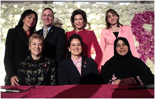 It’s hard to believe that this year is the 15th anniversary of the first time The @WhiteHouse was lit up in pink for National Mammography Day and Breast Cancer Awareness Month. I am forever grateful to First Lady @laurawbush, and Administrations of both parties who followed, for…