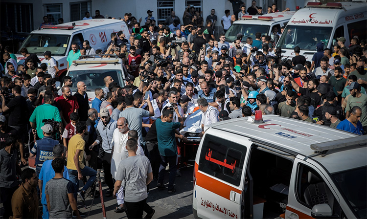 🚨BREAKING: ISRAELI ARMY ASKS 25 HOSPITALS IN GAZA TO BE EVACUATED

Source: Red Crescent to Al Arabiya