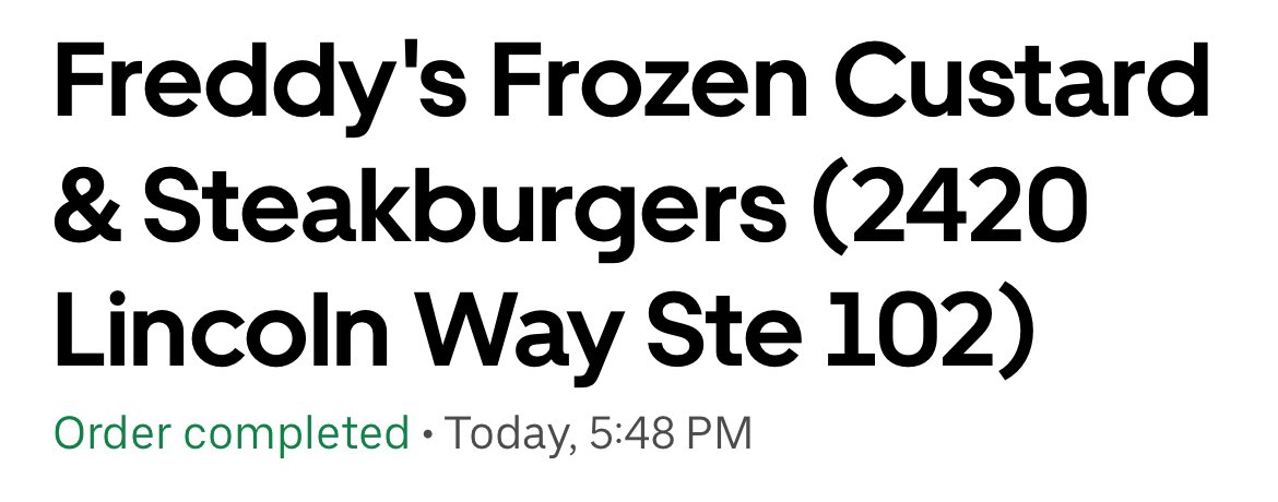 Ryan_Renger's tweet photo. @UberEats @Uber_Support tell me how my order can be placed at 4:25, ready at 4:35, and not arrive until 5:48 when the restaurant is 7 minutes away from me? Not to mention my food being cold and milkshake being melted.  #UberEats https://t.co/6bjep7Kzl3
