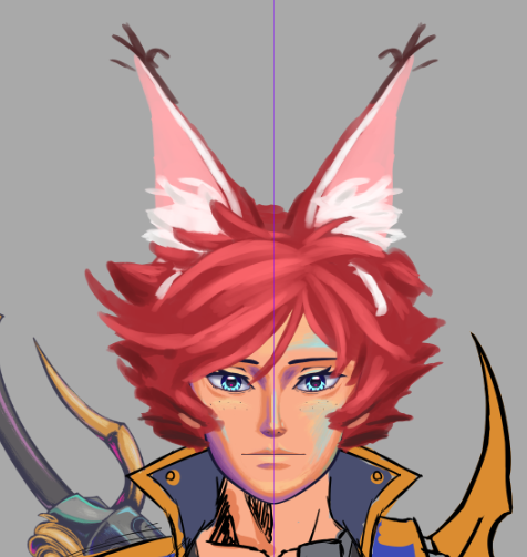 GlottalVT's tweet photo. Hey! Change of plans for tonight, I feel like drawing and planning some live2d stuff. Let's work on dividing up and planning some hair and other model revisions

 https://t.co/nQG7mXDFrD https://t.co/B7qGzjIZOe