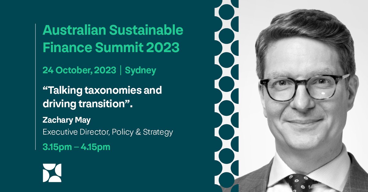 Looking forward to the ASFI Summit! IFM’s Zachary May will be discussing sustainable finance taxonomy in support of Australia’s sustainability objectives. Join here: ow.ly/1ZL850PZtYr