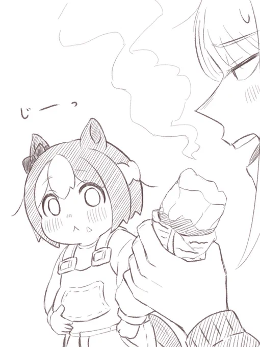 食いしん坊スペちゃんの熱い視線  #ウマ娘 #スペちゃん