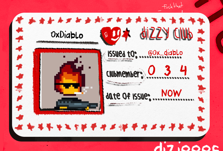 Ayooo???? Just found this card in my wallet..

Happy to be a part of the DIZZY club 🔥

@dizieees  x [034]