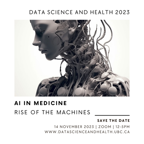 UBCMeds's tweet photo. 🚨 Does #AI spell the end of #work or #humanity?
🚨 Is AI our #friend or a #foe?

@DataHealthUBC is back with their 3rd #DASH2023 Conference, unpacking the implications and new horizons of human-AI interactions!

Register today! 👉https://t.co/s4MvXw7lXx https://t.co/L8BId0juNG