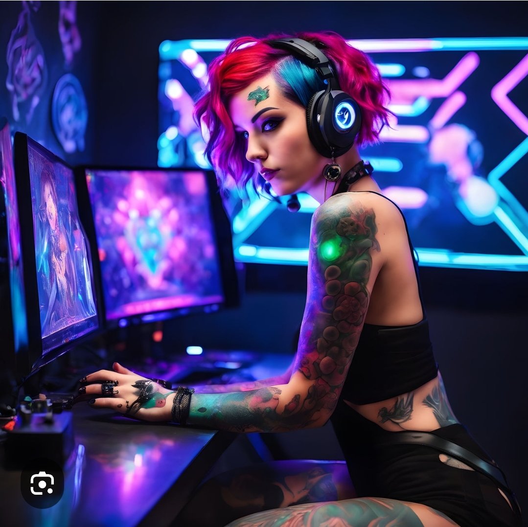 Filmalogical1's tweet photo. Call me boring.  But, I like a girl not covered in tattoos and plays video games.  #tatoo #gamergirl #gamingcommunity https://t.co/WUojLrWkPt