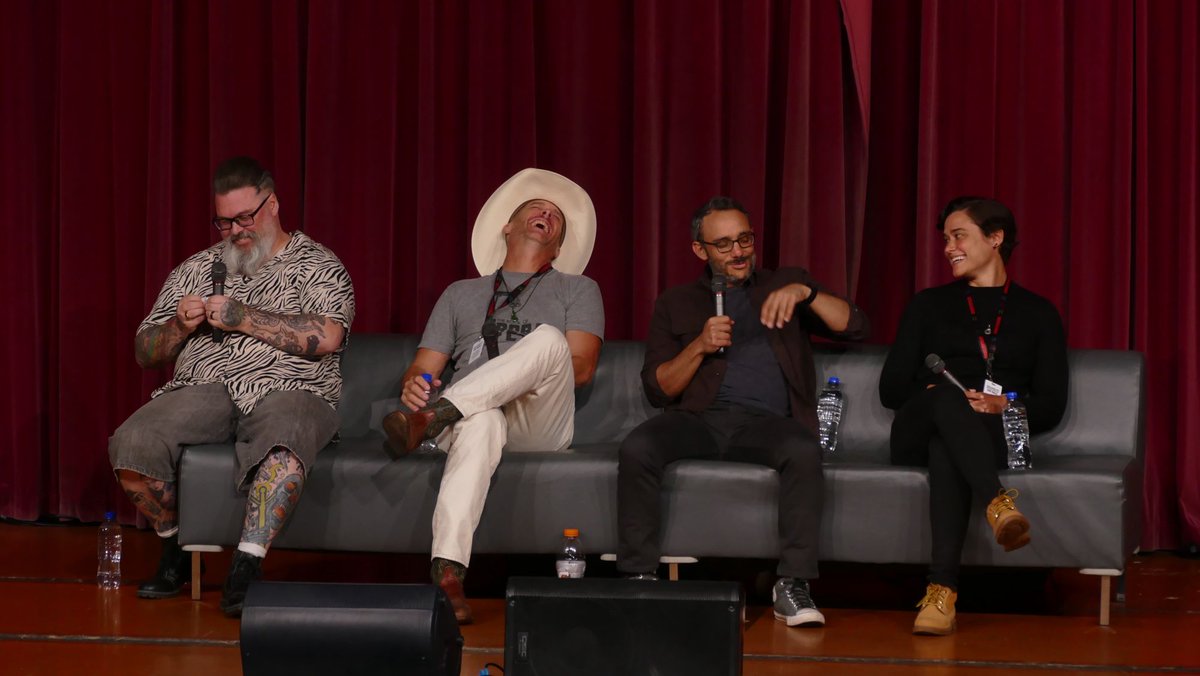 APGNZ's tweet photo. We have an amazing Mandalorian panel happening on the #Springeddon Main Stage today full of laughs! 
#APGLive #ArmageddonExpo https://t.co/FCrVWRhHfS