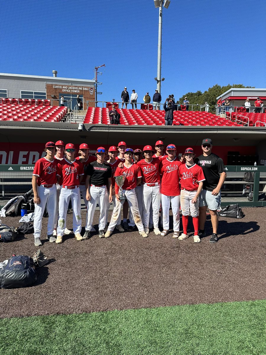 DynamicBaseball's tweet photo. Congrats to @tpanationals the for the taking home the 16u #DBTriad as they took down a tough @MarucciProspec team ! Congrats to the winner and runner up! https://t.co/PwXYuDJ0OC