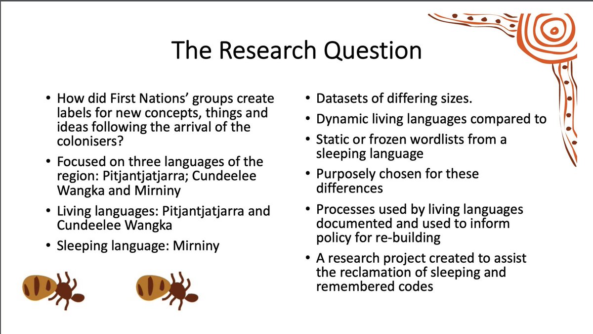 wieldorg's tweet photo. 1/4 We're releasing presentations from our International Workshop on Fragmented languages held w/ James Cook University's Language &amp; Culture Research Centre. Our 3rd release is by Jackie Coffin (Goldfields Aboriginal Language Centre) 

https://t.co/qEYDRpLg3Y https://t.co/dI5itOkSW9