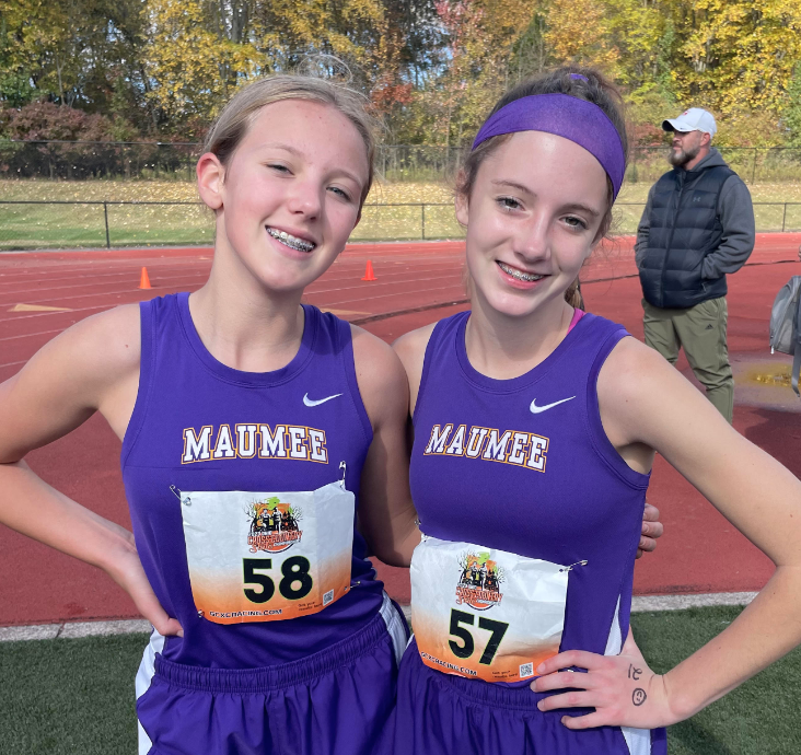 Congratulations to Arriana Dugan and Lillian Porter ran in the OHSAA Middle School Cross Country State meet today. Arri finished 10th with a time of 12:52 and Lil was 37th with a huge personal best time of 13:52! Great job!