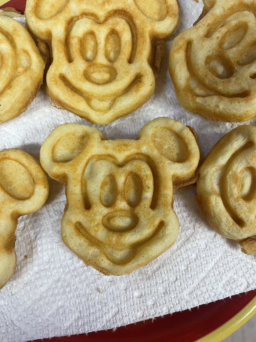 FieroFun's tweet image. What is better than Mickey shaped food?!? #mickeywaffles #homemade #funfiero