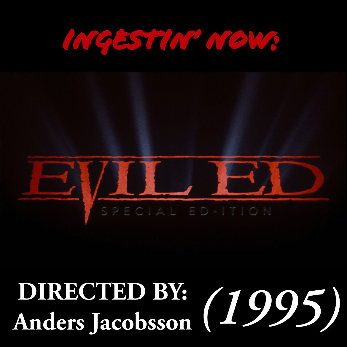 oddmoviemaster's tweet image. INGESTIN’ NOW:
Evil Ed (1995)
.
Dir: Anders Jacobsson 
. 
@Cinematic_Void #Voidoween #SwedishHorror
#EvilEd #AndersJacobsson #90sCinema #Nightmares #PsychoticBreak #Monsters #Slapstick #Zany #Funny #Gory #Bloody #PracricalEffects #PracticalMakeUpFX #TheyDontMakeThemLikeTheyUsedTo