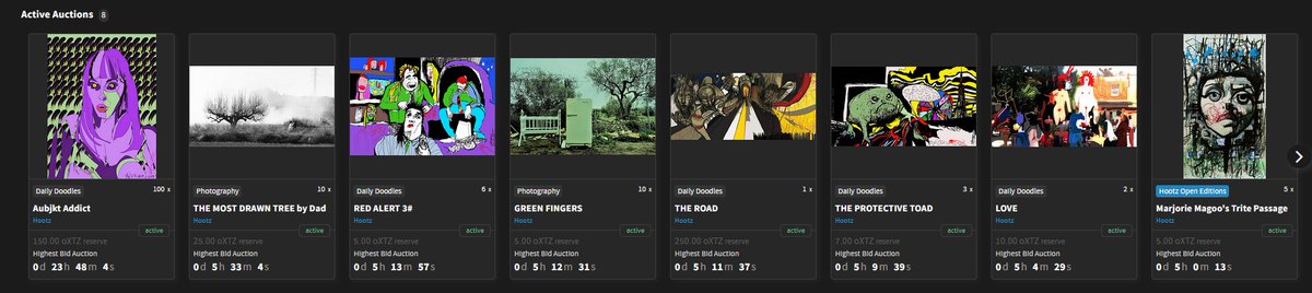 Many an auction listed this evening on #objkt 
#tezos #tezoscollector 🔗⬇️