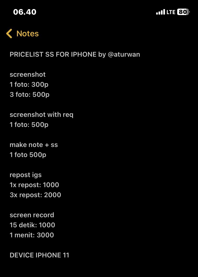 aku open jasa ss for iphone yaa 💗

pengerjaannya satset, free revisi sampe ngerasa oke

fastresp: wa.me/6281354461240

#zonauang