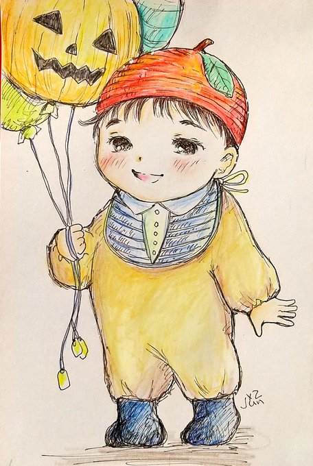 「pumpkin hat」 illustration images(Latest｜RT&Fav:50)