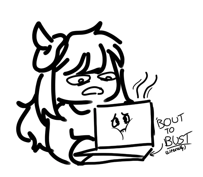 So, bad news, good news, and some more bad news
I got my computer checked, uh, they recommended me to not plug it in again, it was likely to EXPLODE, so, I got A GAMING PC AND A NEW DRAWING TABLET TOO!
And the bad news? Erm, let's just say my card took a bit of a hit from it lol 