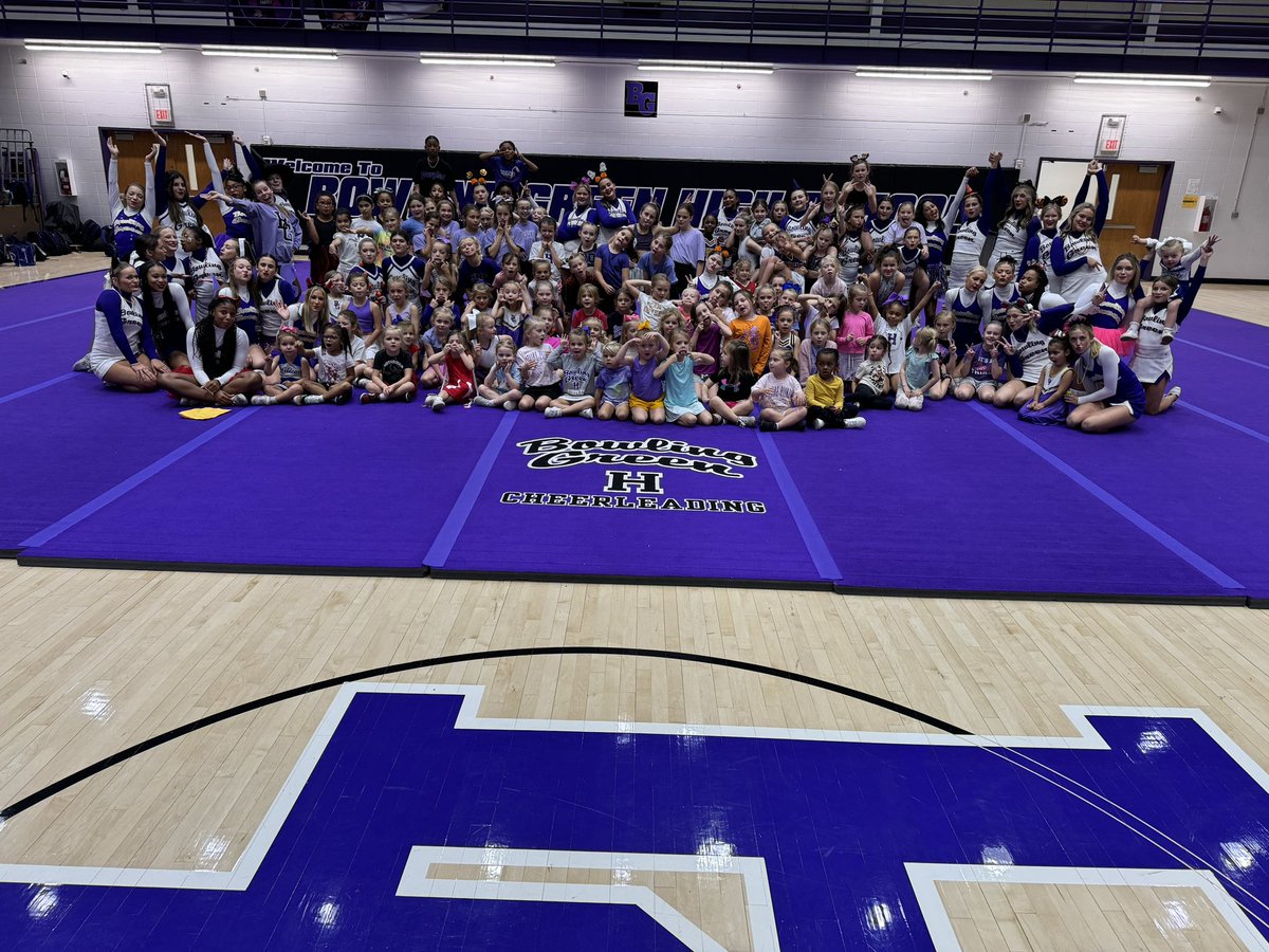 BGHS_Cheer's tweet photo. 103 Future BG Cheerleaders 😎 https://t.co/iFah5WYCTb