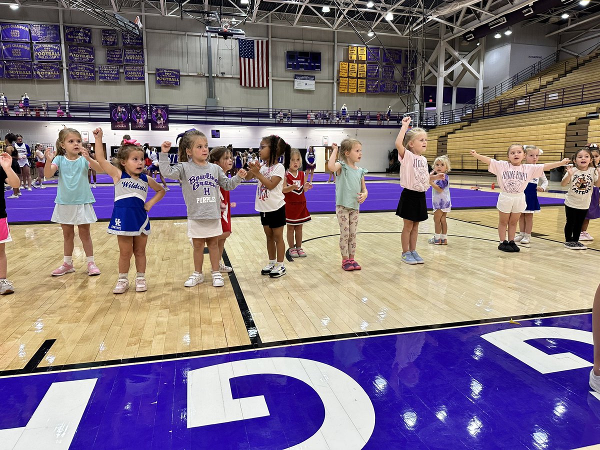 BGHS_Cheer's tweet photo. 103 Future BG Cheerleaders 😎 https://t.co/iFah5WYCTb