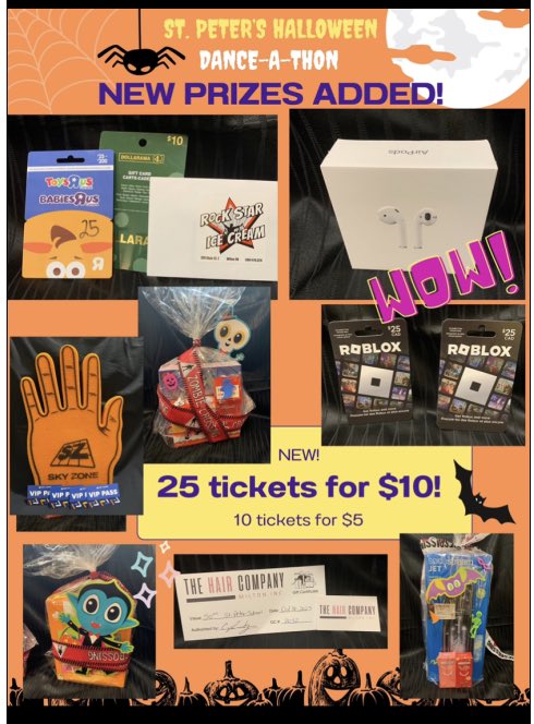 Our Halloween Dance-a-thon is back!! 👻🎃This school fundraiser returns with HUGE prizes to be won!

The top 3 students that raise the most money will have an opportunity to ‘Pie’ Mrs. Le Conte, Mr. McInnis, and a SURPRISE Staff Member in the face!🥧 ⬇️

hcdsb.schoolcashonline.com/Fee/Details/26…