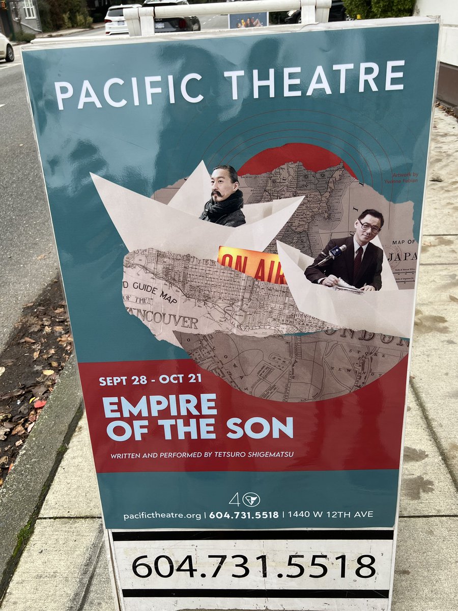 Watched “EMPIRE OF THE SON” at the PACIFIC THEATRE. Killed it🎭

Tetsuro Shigematsuさんの舞台を観てきました。一人芝居。とても良い舞台でした。