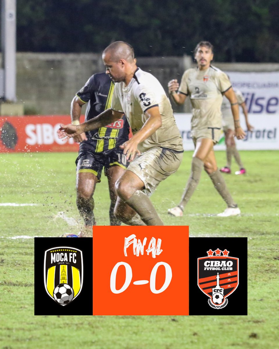 almengo_27's tweet photo. @mocafcc 0-0 @CibaoFC FINAL (Partido ida)
Miguel Lloyd en la portería de Cibao se impuso ante los mocanos, he hizo las paradas más importantes en el segundo tiempo.
4to partido seguido entre Moca-Cibao donde los aurinegros no pueden lograr la victoria en casa.
#FinalLDF #LDF23 https://t.co/56d7kjPp9D