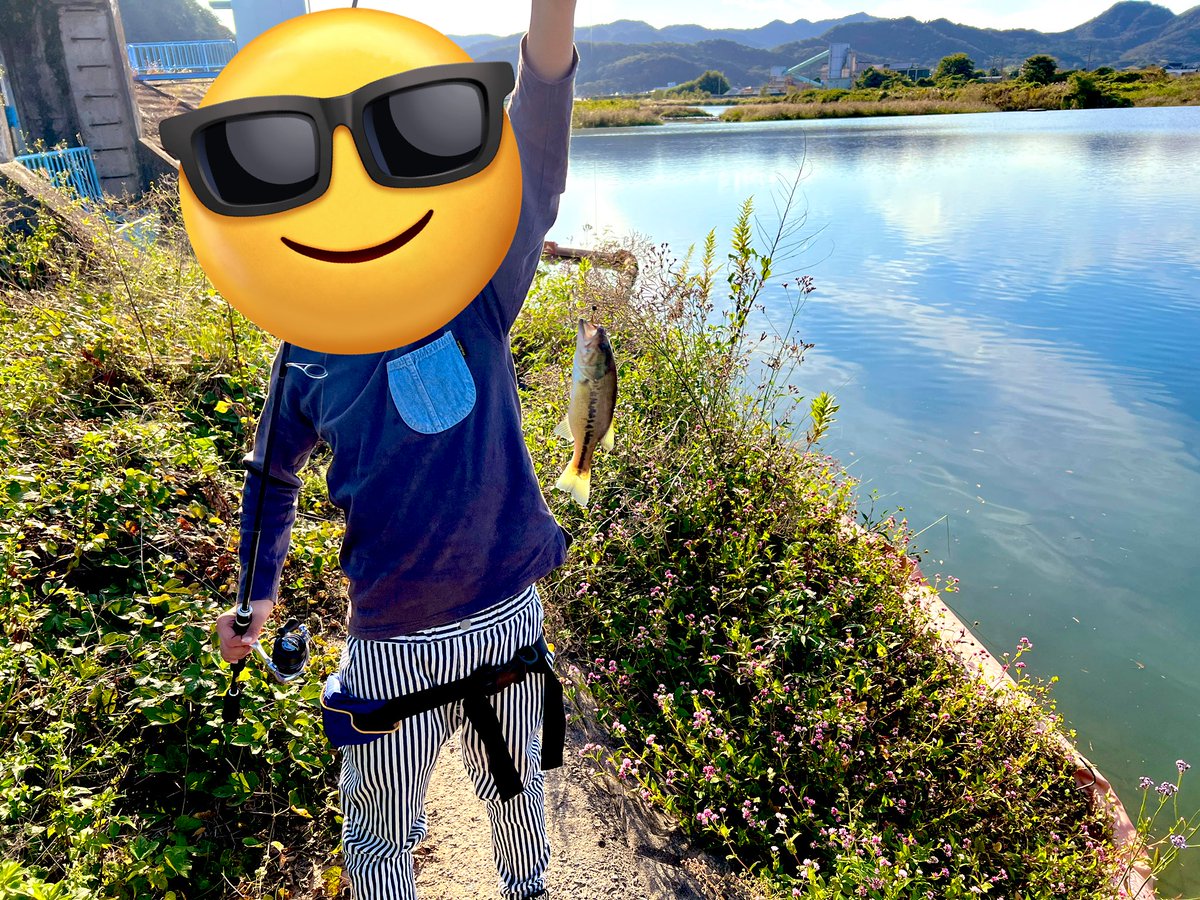 harakochannel's tweet photo. 息子がブラックバスつりたいというので
バス探しの旅にー
どこもかしこも水抜かれてたり、釣り禁止💦

なんとか小さいけど初めてバス釣れた🎣

#バス釣り https://t.co/RSQJp1dDN2