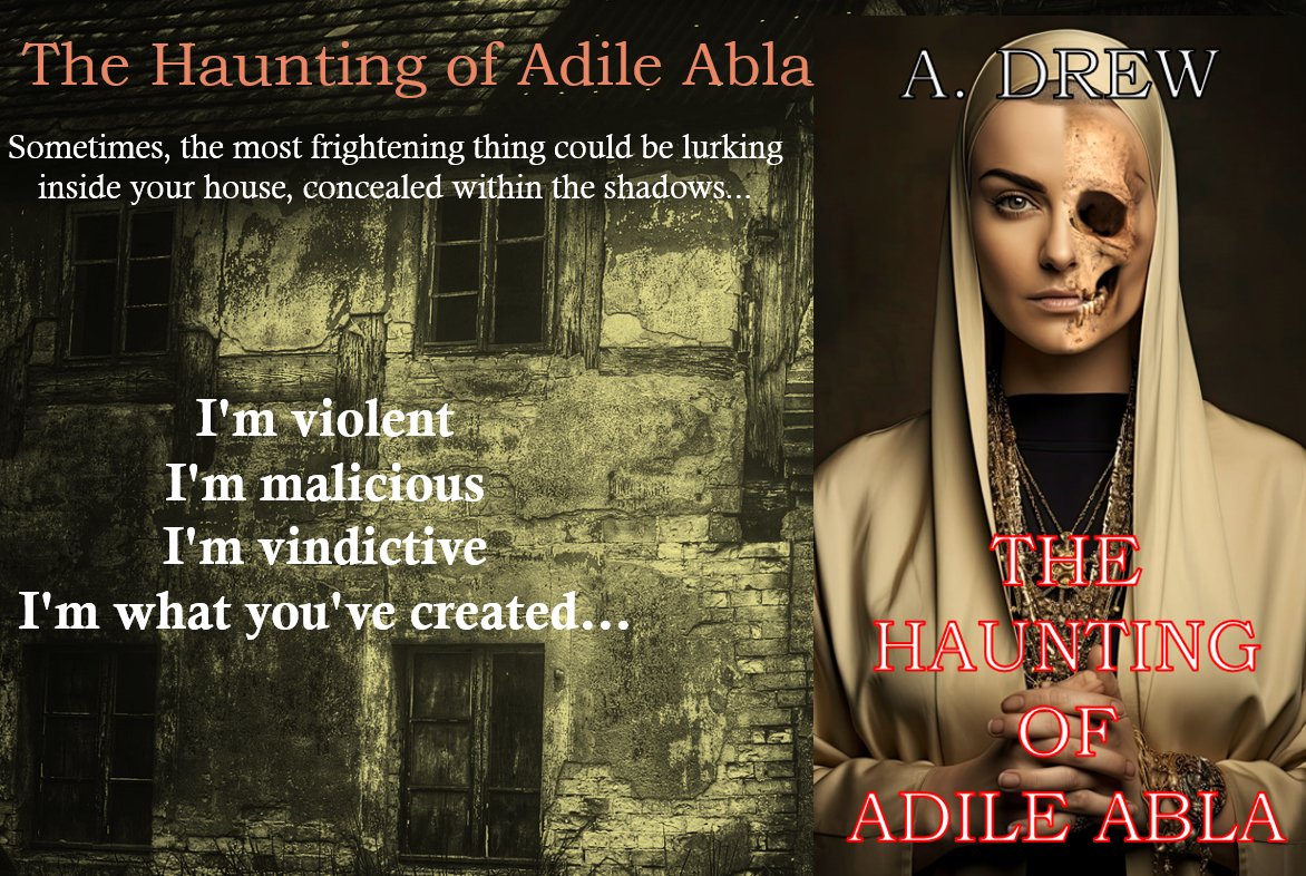 #comingsoon2023 #comingsoon #lgbtqia #mmhorror #SupernaturalThriller #horrornovel
"I'm violent
I'm malicious
I'm vindictive
I'm what you've created..." Adile Abla, a novel by A. Drew.
