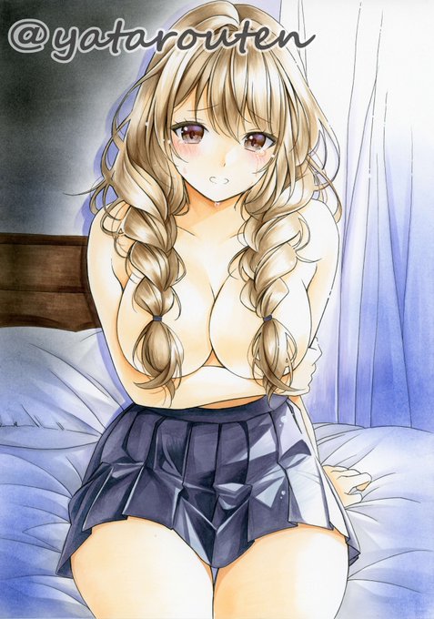 おはようございます☀️
今日もよろしくお願いします✨
#手描きイラスト
#アナログイラスト 
#オリジナルイラスト 
#コピック
#コピックイラスト 