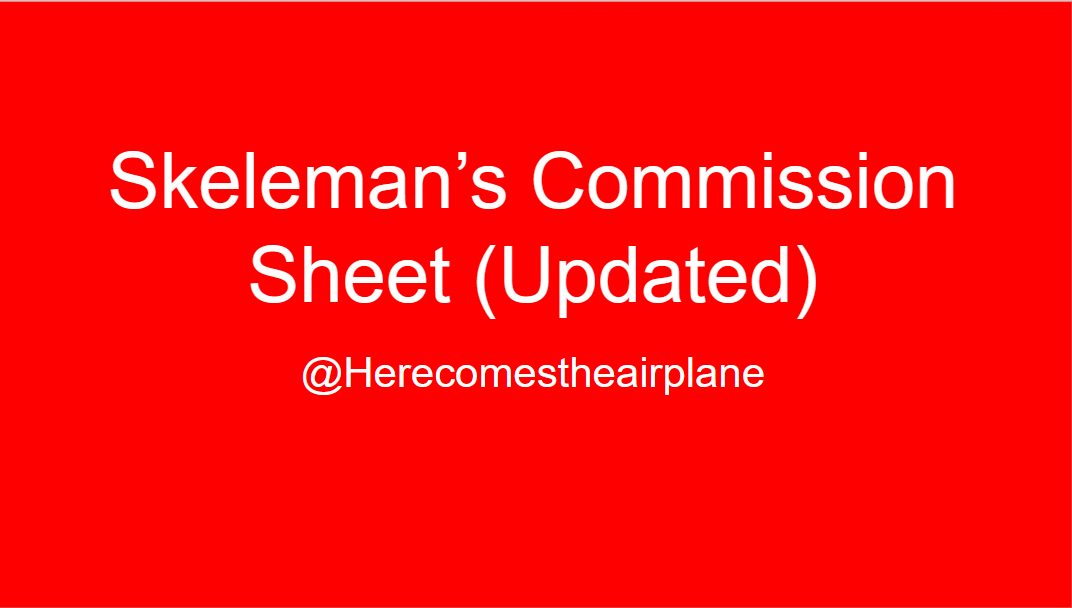 theskeleman2's tweet photo. Updated comm sheet since i wasnt getting many results with the last one #commisionsheet https://t.co/iPGG7nrlER