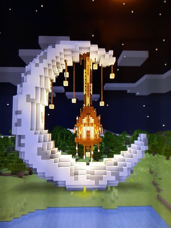 lovesickdoe's tweet photo. moon minecraft builds https://t.co/pUM9Bofvtf