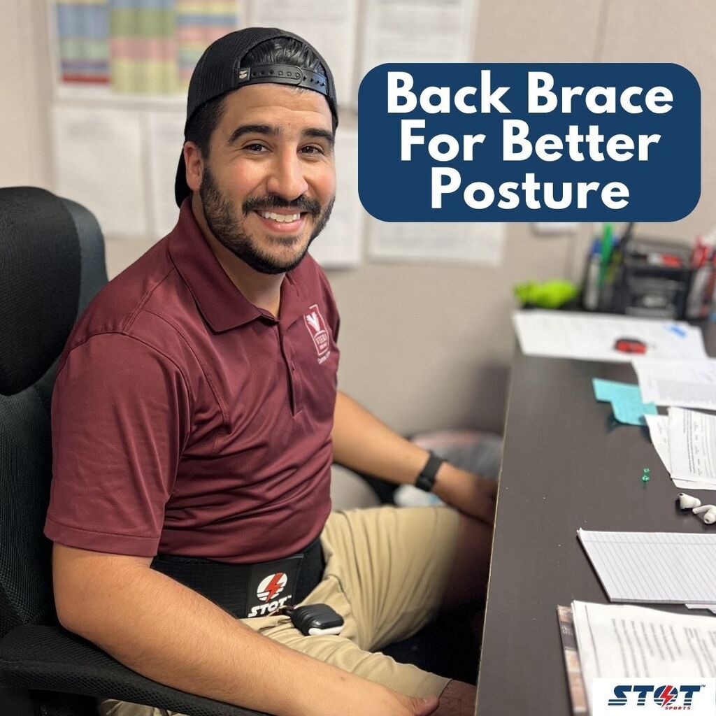 Seeking better posture? Try this PREMIUM back brace and feel the difference! 💪 #stotsports #trysomethingnew #backpainrelief #posturematters