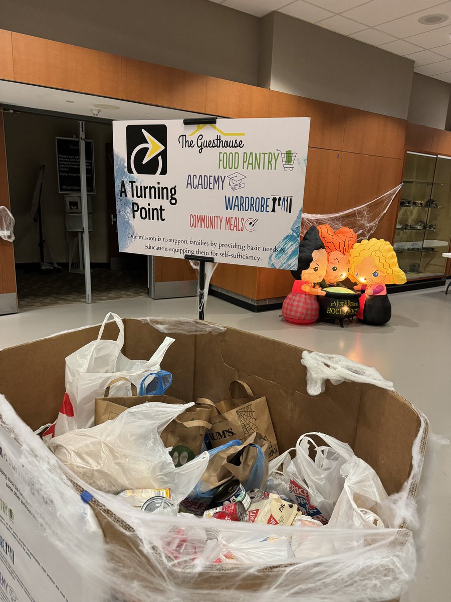 Thank you for donating to A Turning Point! These items will directly impact people in our community! #StaleyStrong <a href="/SHSFalcons/">Staley High School</a>
