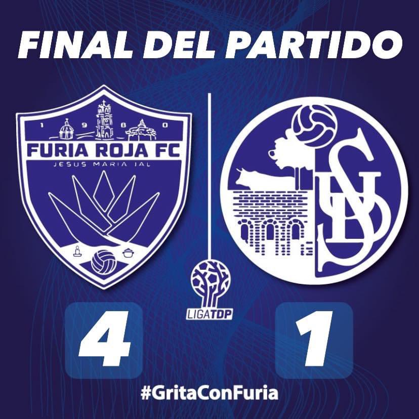 FuriaRojaFC's tweet photo. FIN4444444L DEL PARTIDO
Lo gana la Furia en casa 🏠 
Con doblete de Milton, uno de Charly y otro de Diego Guzmán nos quedamos con los 3 puntos. 🇦🇹
#GritaConFuria #FuerzaBananitas https://t.co/CPyyMxlg7T