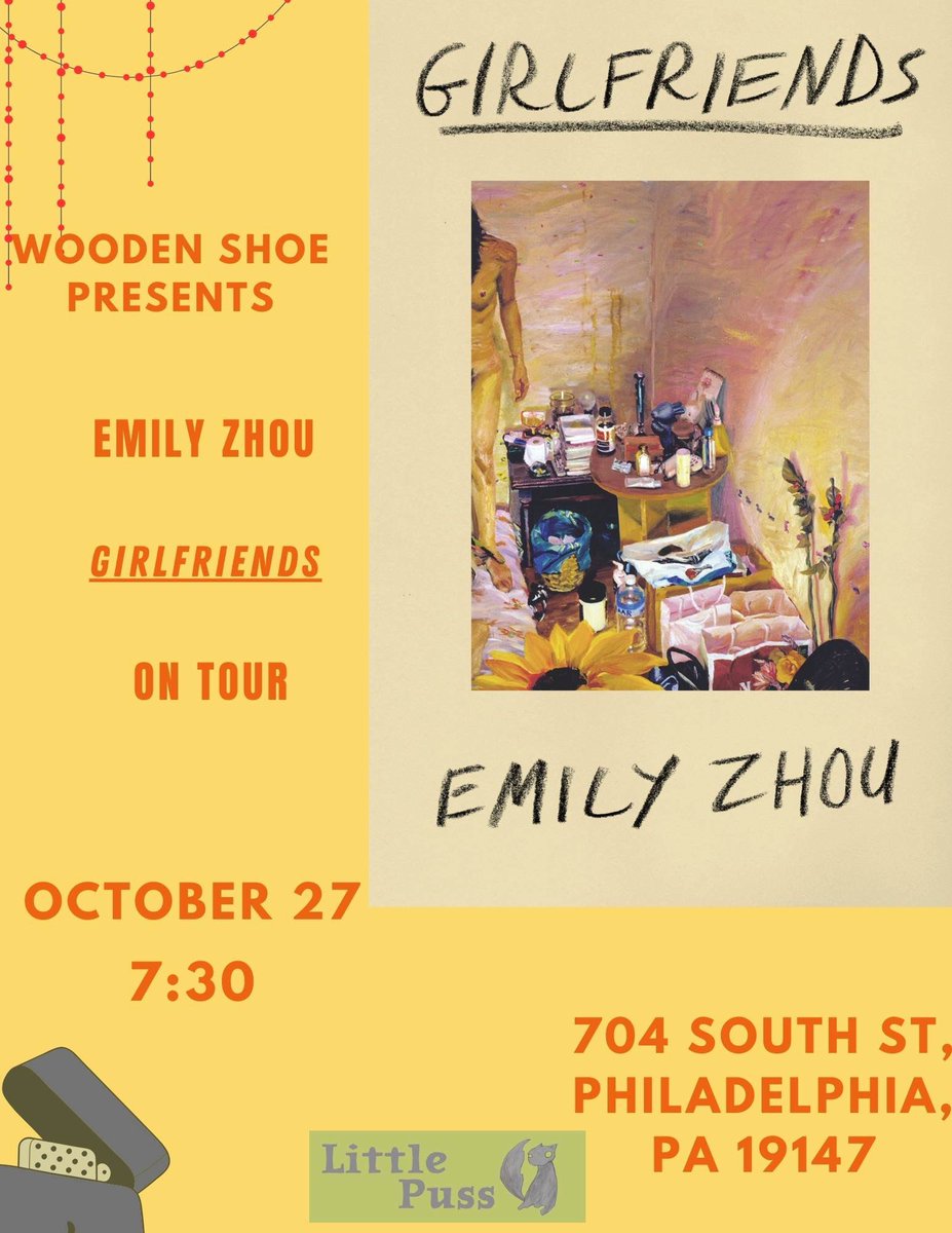 Reading with <a href="/LittlePussPress/">LittlePuss Press</a>’s own Emily Zhou on Friday the 27th!!