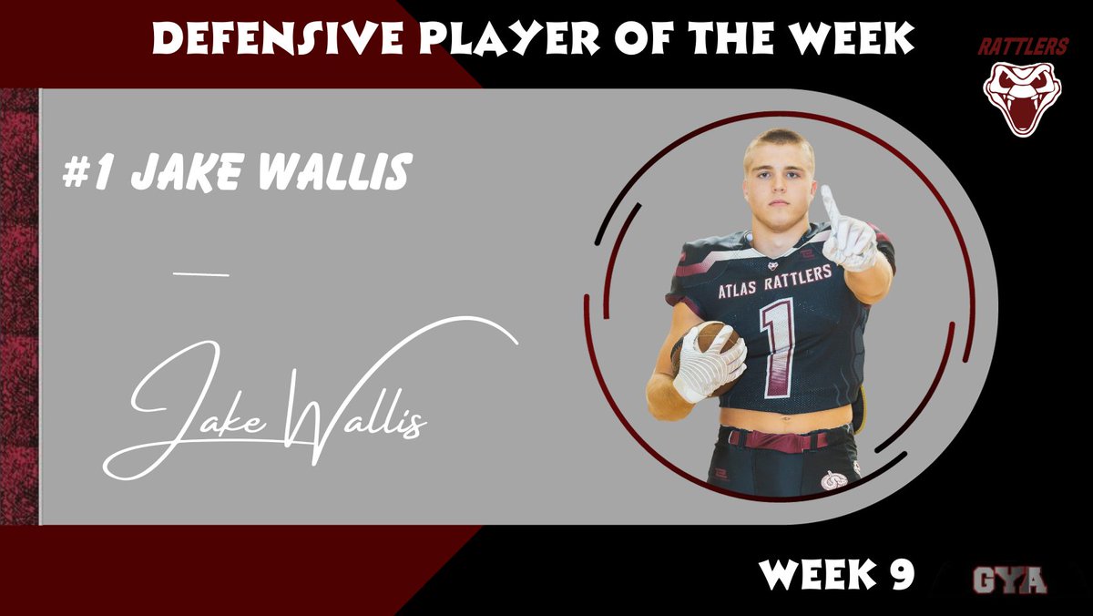 ATLAS Rattlers 11 Man FB DFW TX (@atlasdfw) on Twitter photo Congrats <a href="/JakeWallis01/">Jake βπ¨β Wallis</a> on being Week 9 Defensive Player of the Week. From the LB spot, 11 Total Tackles, 4TFL, 2QB Hurries, & 1 Sack. <a href="/GatlinburgBowl/">Gatlinburg All American Series</a> <a href="/247recruiting/">247Sports Recruiting</a> <a href="/ULMFB_Recruit/">ULM Football Recruiting Dept.</a> <a href="/tamucfball/">A&M-Commerce Football</a> <a href="/RiceFootball/">Rice Football</a> <a href="/utsafbrecruit/">UTSA Football Recruiting</a> <a href="/UIWFootball/">UIW Football</a> <a href="/OU_Football/">Oklahoma Football</a> <a href="/fivestarphenom/">FIVE STAR PHENOM , PHENOM RECRUITING RESOURCING .</a> <a href="/BlueGreyFB/">Blue-Grey All-American Bowl</a> <a href="/dctf/">Dave Campbell's Texas Football β TexasFootball.com</a> Congrats <a href="/JakeWallis01/">Jake βπ¨β Wallis</a> on being Week 9 Defensive Player of the Week. From the LB spot, 11 Total Tackles, 4TFL, 2QB Hurries, & 1 Sack. <a href="/GatlinburgBowl/">Gatlinburg All American Series</a> <a href="/247recruiting/">247Sports Recruiting</a> <a href="/ULMFB_Recruit/">ULM Football Recruiting Dept.</a> <a href="/tamucfball/">A&M-Commerce Football</a> <a href="/RiceFootball/">Rice Football</a> <a href="/utsafbrecruit/">UTSA Football Recruiting</a> <a href="/UIWFootball/">UIW Football</a> <a href="/OU_Football/">Oklahoma Football</a> <a href="/fivestarphenom/">FIVE STAR PHENOM , PHENOM RECRUITING RESOURCING .</a> <a href="/BlueGreyFB/">Blue-Grey All-American Bowl</a> <a href="/dctf/">Dave Campbell's Texas Football β TexasFootball.com</a>