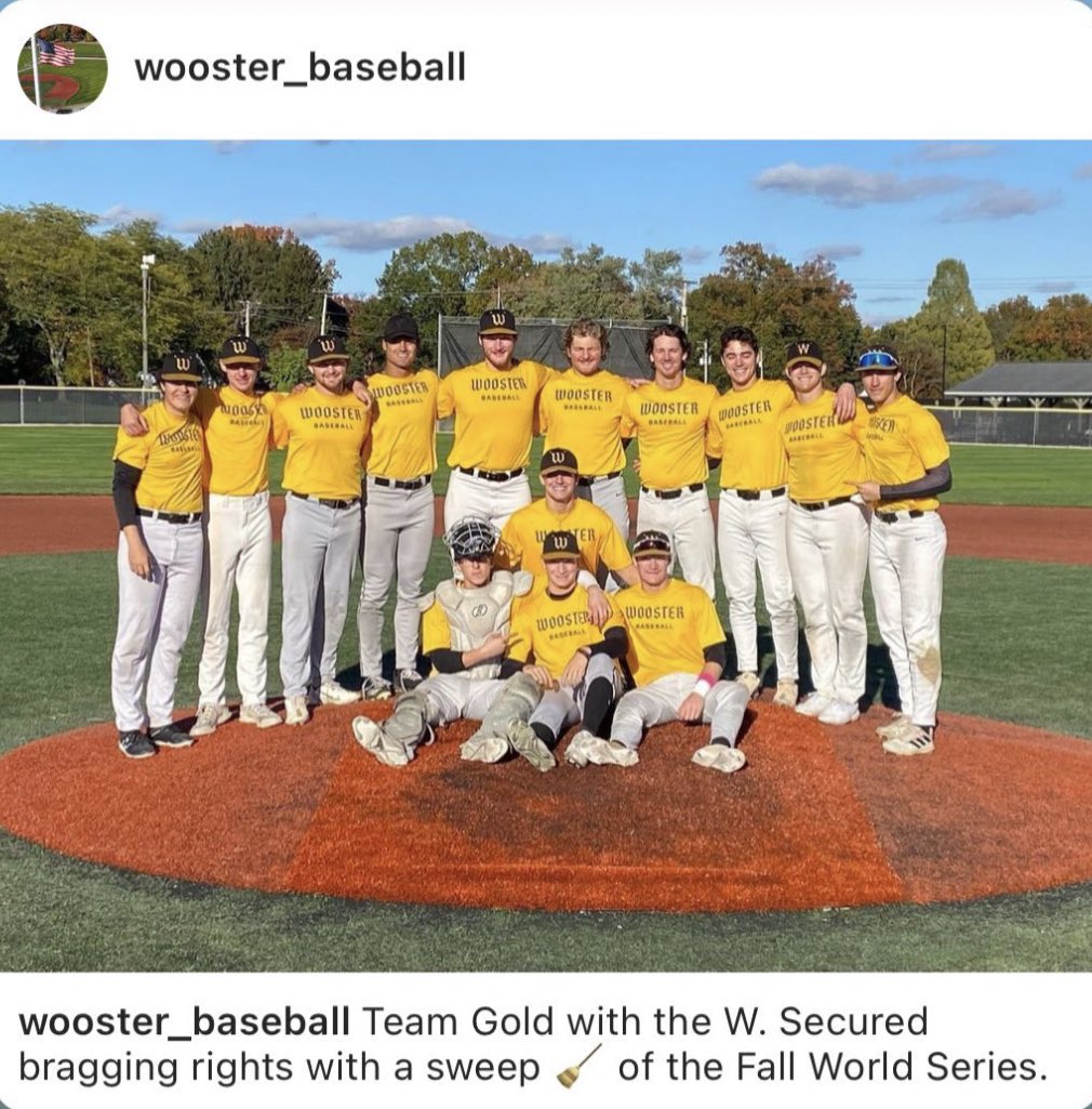 Looks like <a href="/mikescarpelli23/">MichaelScarpelli</a> and Isaiah are having a great fall season. ⚾️🧡🖤
