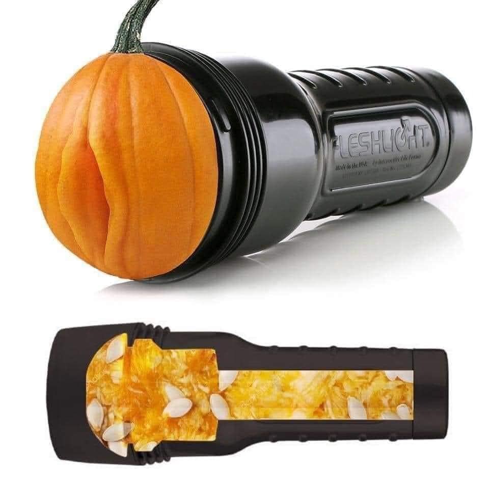 It’s that time of the year… pumpkin spicing up everything! #pumpkinspice #sextoy #fleshlight