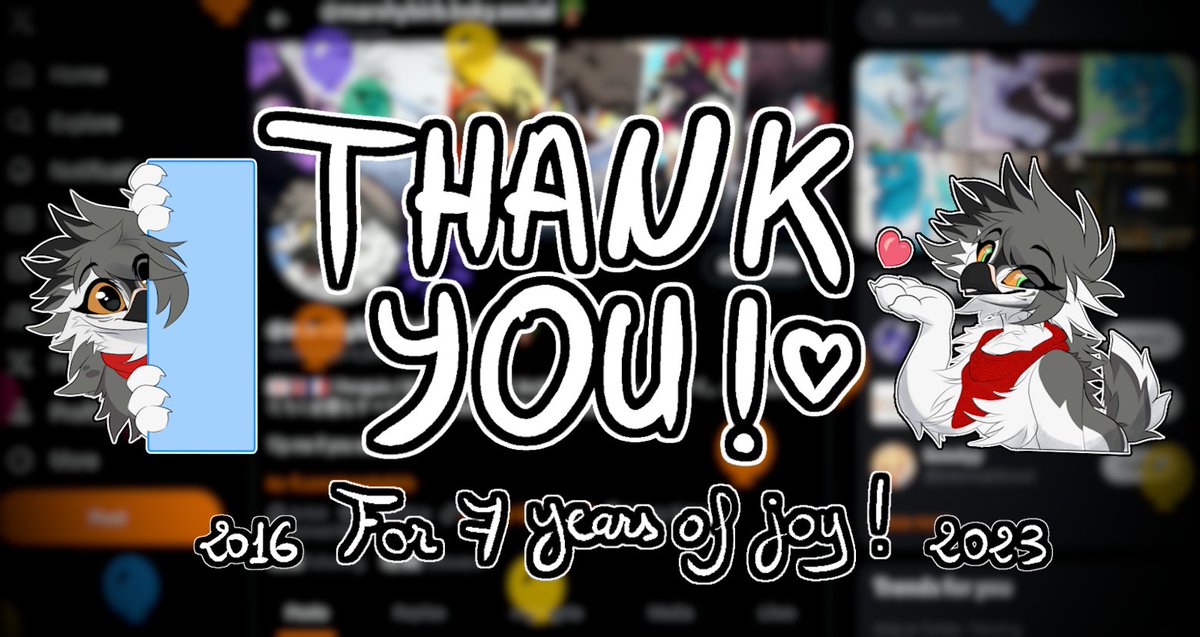 Marshy_Birb_Boi's tweet photo. ✨🎉It's baloons day today, marking another beautiful year with you all, I hope I can deliver more for you, I can't never thank you enough for all of your humble support, and I couldn't wish a better gift than this !
 
Thank you, for 7 years of joy !💙 https://t.co/kGgJ0r2n1o
