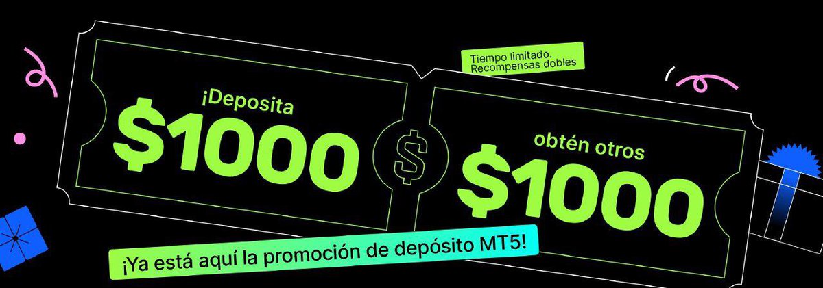 Jessica_forex_1's tweet photo. 📣 ¡Deposita y gana! Hasta 6000 USDT en juego. 📣

📅 Válido hasta el 31-10-2023, a las 24:00h (UTC+8)

✨ Realiza tu primer depósito usando BingX MT5. ✨

Más información 👉 DEBES DM https://t.co/fERwCWIjxM