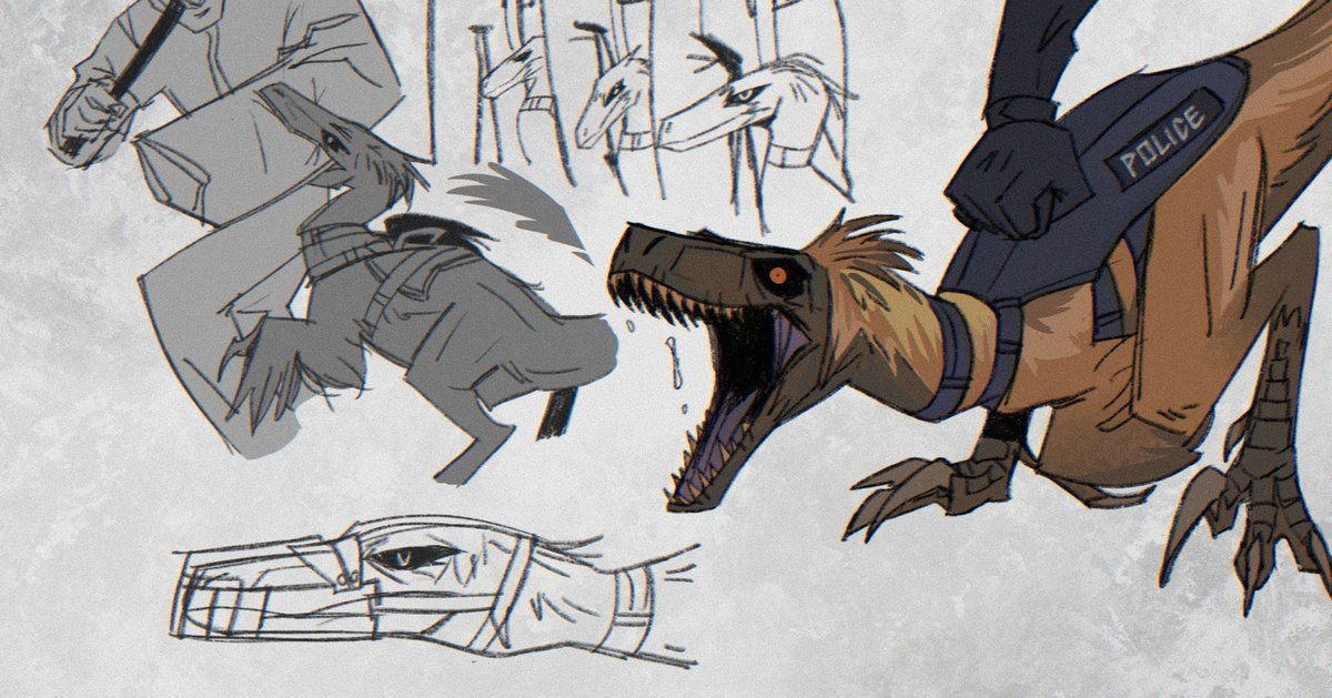 really liked the concept of droms being used as ‘police dogs’