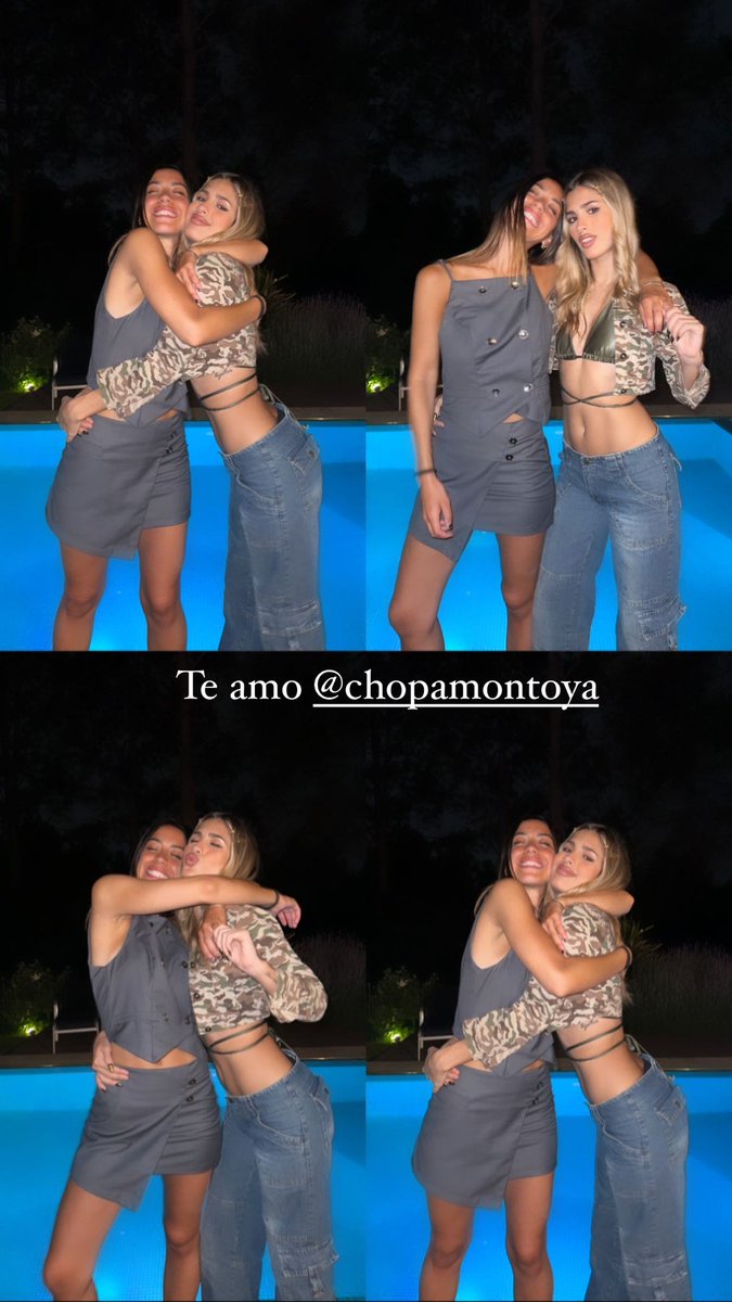 updatesmyj's tweet photo. 🦋 | Juli vía Instagram Stories felicitando a Chopa Montoya por su cumpleaños💘 https://t.co/jvaIgKsx90