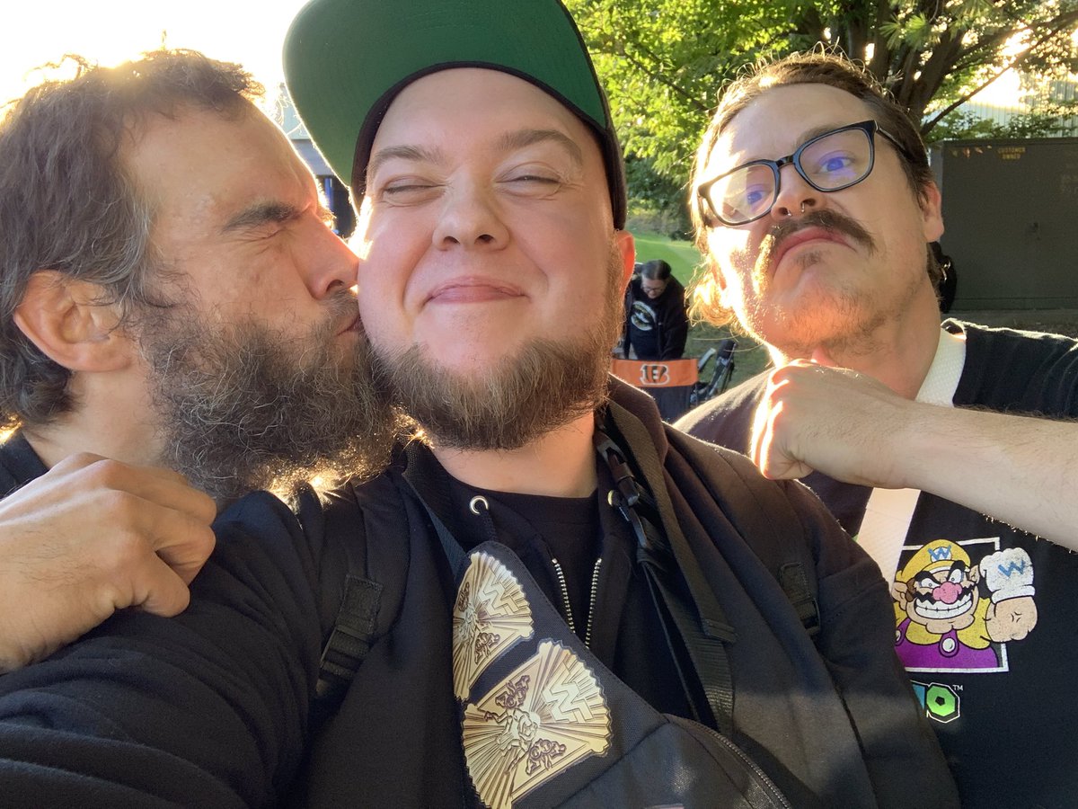 nickmaniwa's tweet photo. Got to see some of my favorite today for a good cause in Hamilton, OH. Thanks to Brian Barton for thinking of me &amp; wanting my voice on this show. I love you all. Let’s not make it so long between seeing each other 💙 https://t.co/QpMxL2y2R4
