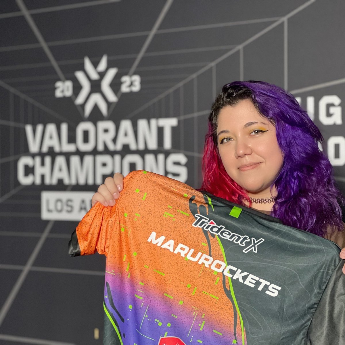 mume_yume's tweet photo. Banda… lo logramos <3 🥹💜🚀 te amo y te extraño @marurockets Muchas gracias @VALORANTLATAM por hacer esto posible, no se imaginan lo mucho que significa 💜 https://t.co/84s4tdEpsR