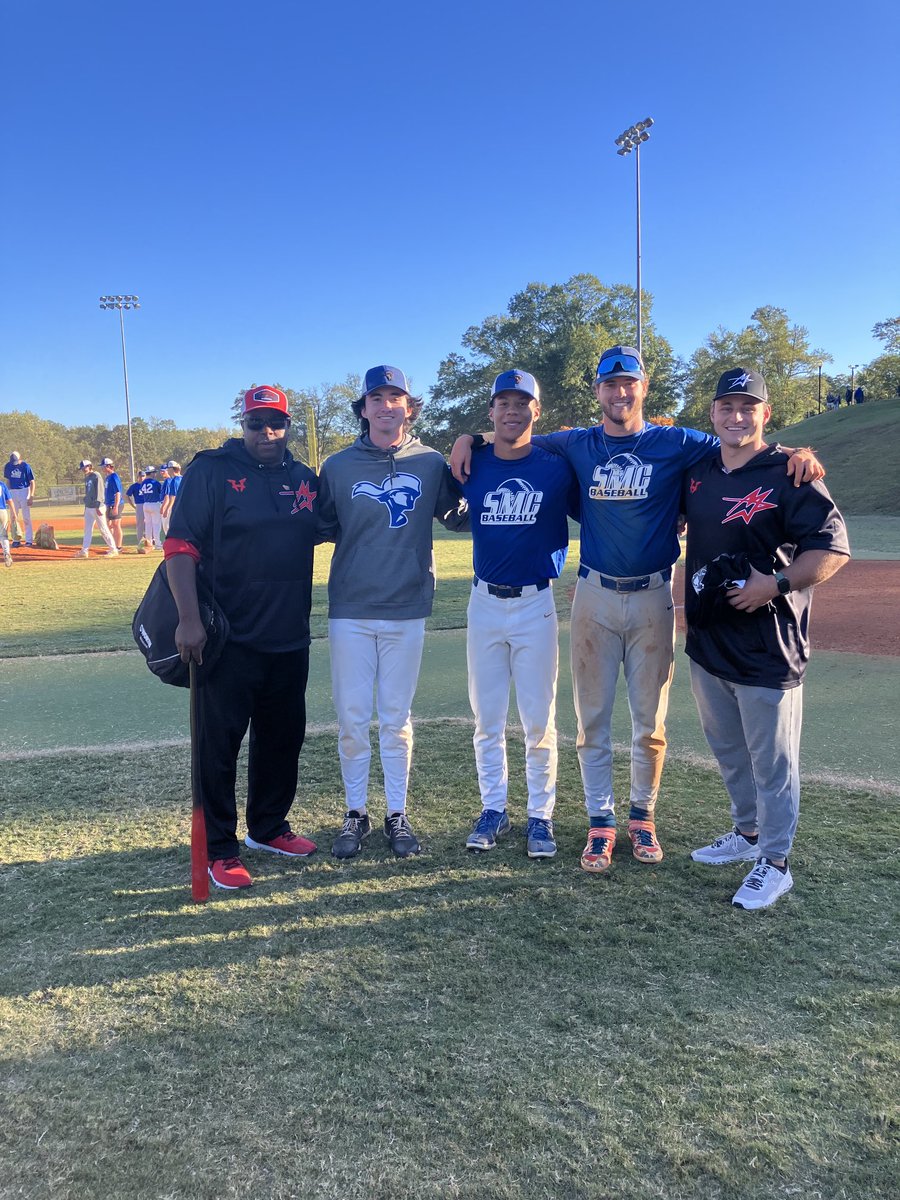 Charlotte Megastars Alumni playing at my alma mater !!!

Spartanburg Methodist College 
Caleb Gipson, Landon Sexton,
Larson Scholtz, Dosi Jonas
#megastars &amp; #SMC Pioneers

Way to represent the brand !!!